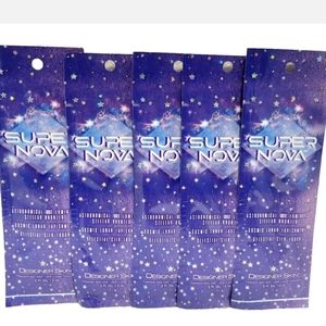 5 Packets Super Nova 100x Stellar Bronzer Limited Edition Tanning Lotion